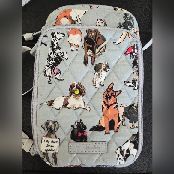 Vera Bradley Dog Show Crossbody RFID Bag NWOT - Picture 4 of 13